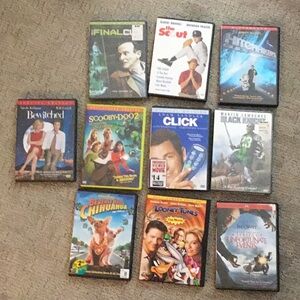 DVD's, Rated PG, 10/8, Gently used
